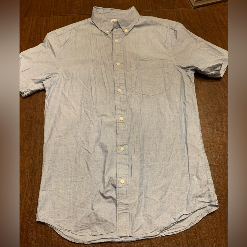 Men’s Old Navy Light Blue Casual Button Down Shirt Size Small